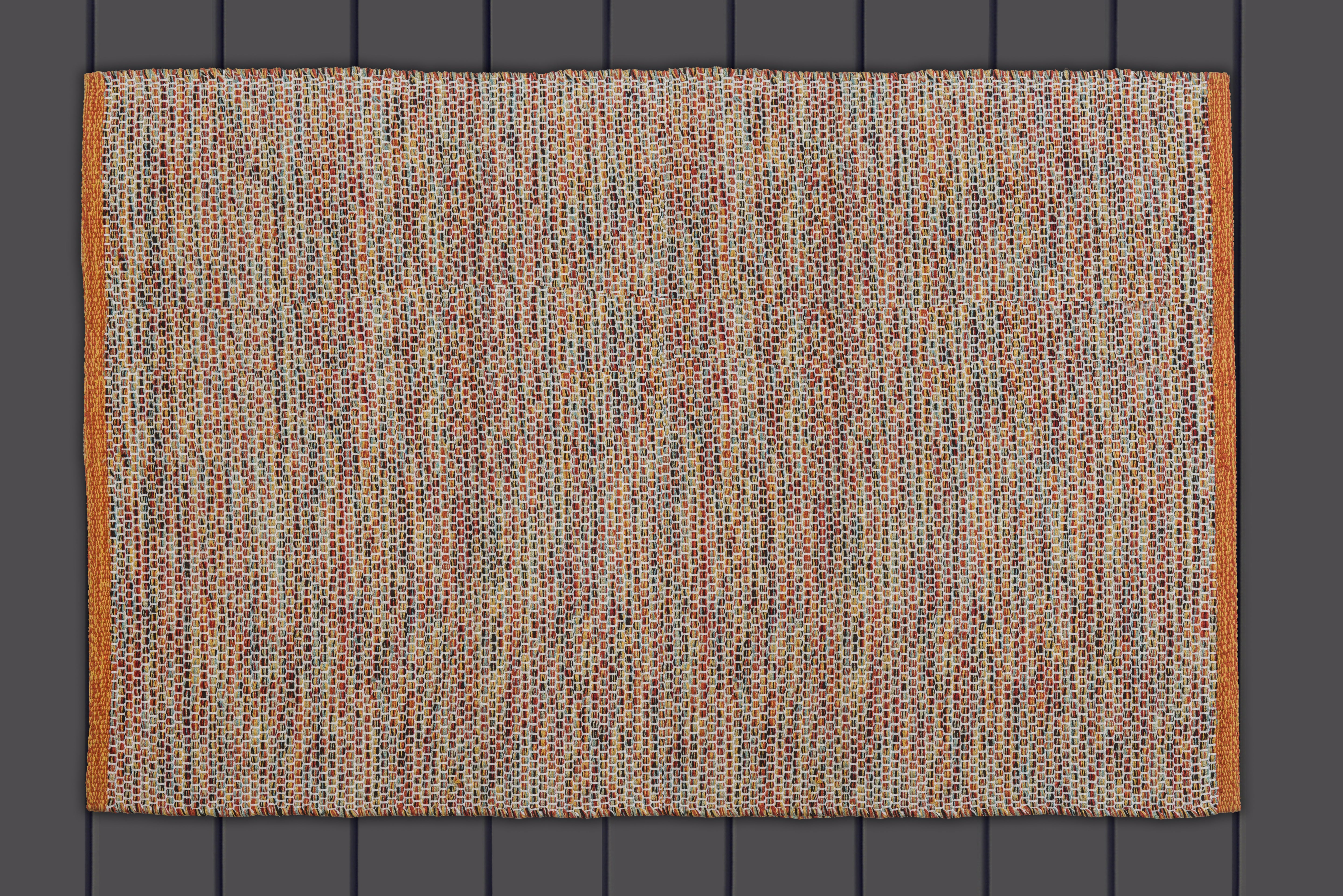 Alfombra Decoghar Ic15672  Champiñon Natural, Naranjado