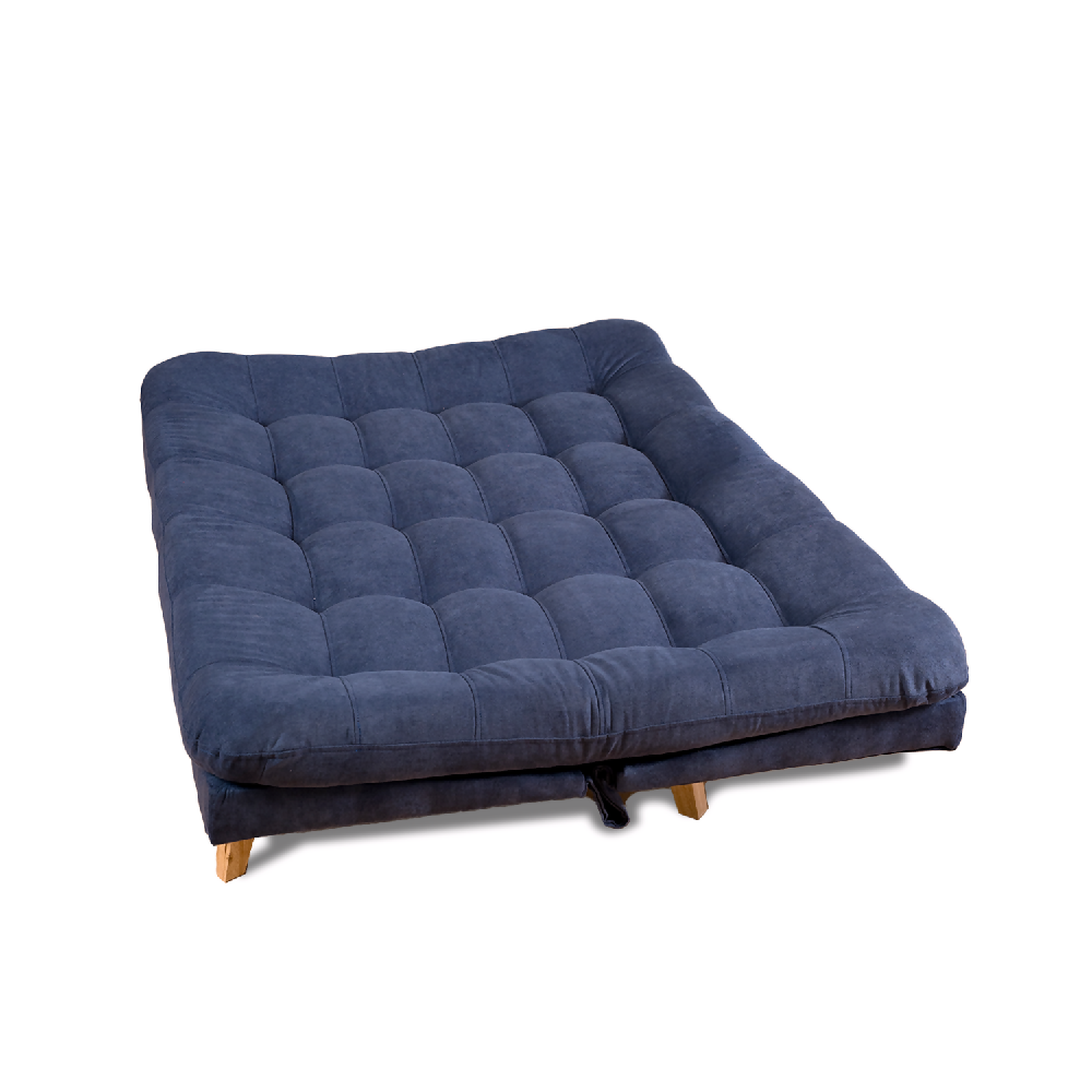 Sofá Cama Valencia Azul 3 Puestos