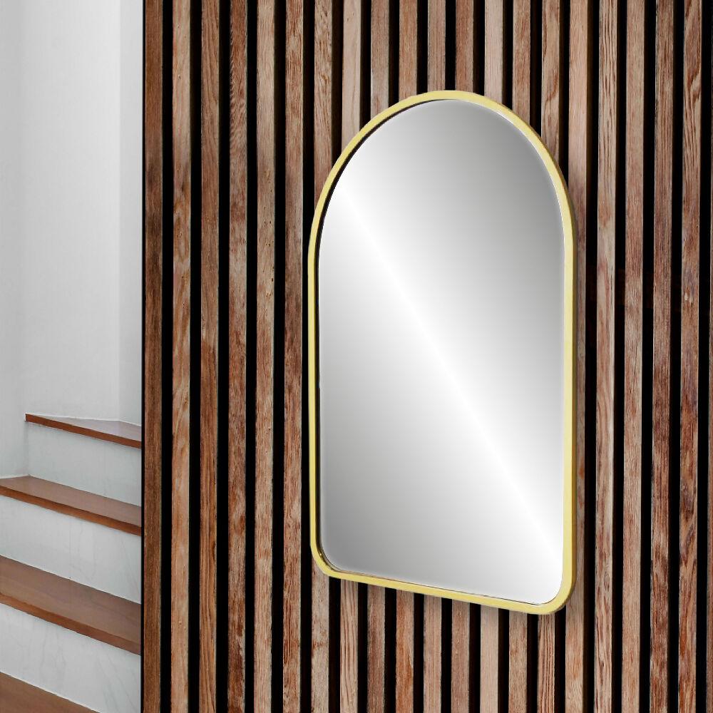 Espejo de pared - mdf - capricornio dorado