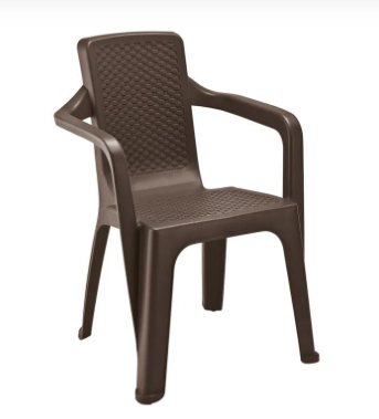 Combo Comedor Familiar Eterna (1 Mesa + 2 Sillas con Brazos + 2 Sillas Dobles) Wengue