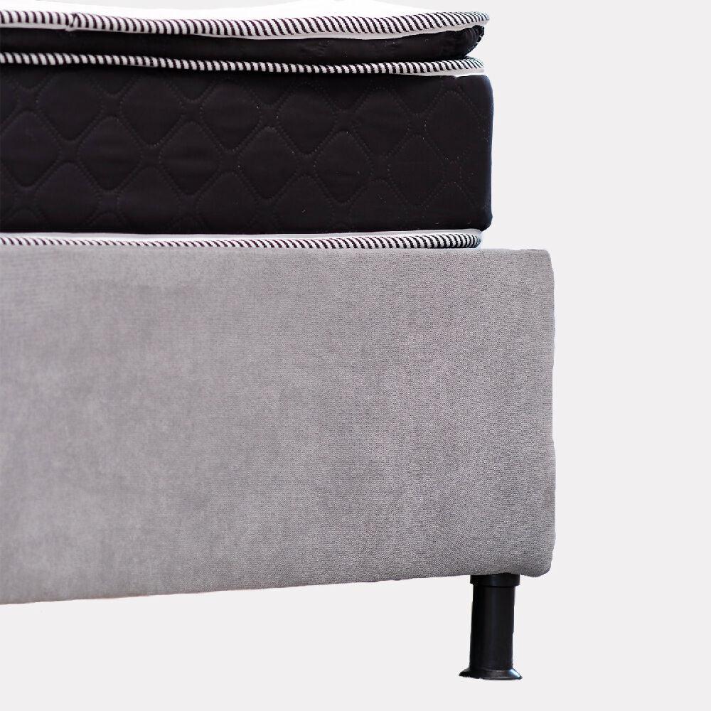 Base Cama Doble Toledo Gris