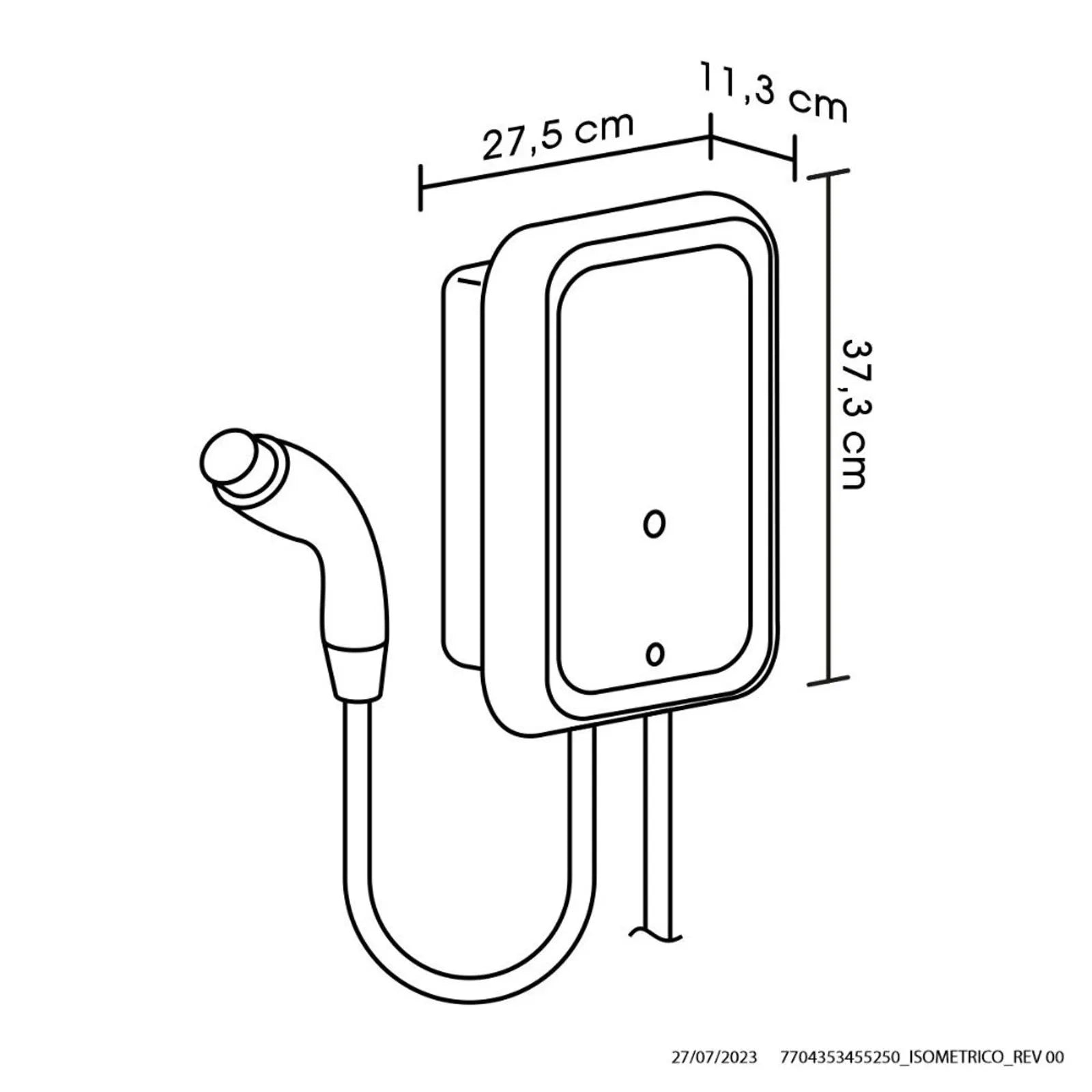 Cargador De Pared Para Carros Eléctricos Tipo Americano (T1) F2 220v 7,5kw