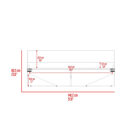 Combo para Habitación Pikman, Incluye Cama Doble y Colchón