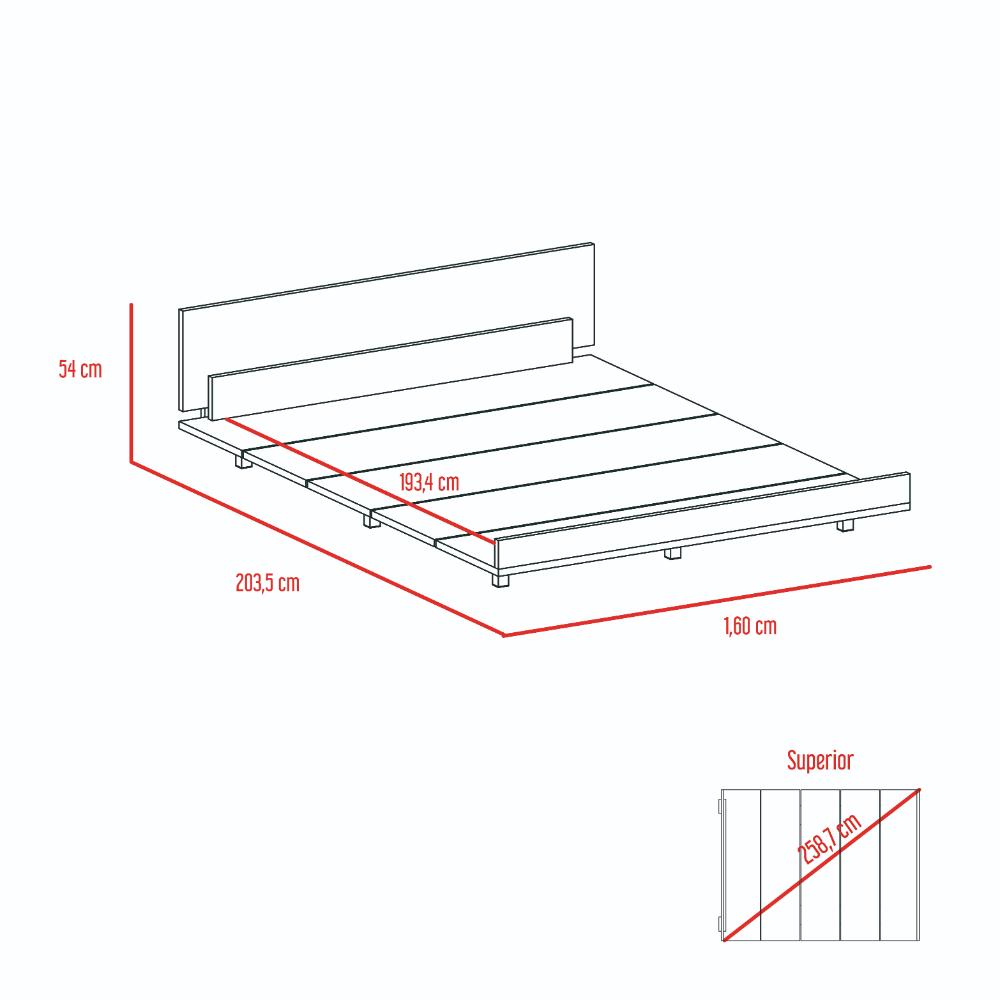 Cama Doble Wesley, Cartagena, Incluye Tendido de Tablas