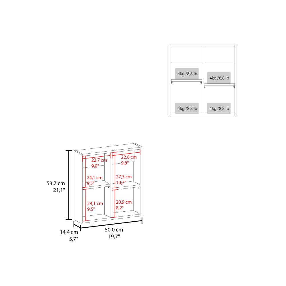 Gabinete de Baño Luma, Wengue, con Puerta Espejo y Dos Entrepaños Para Ubicar Múltiples Objetos ZF