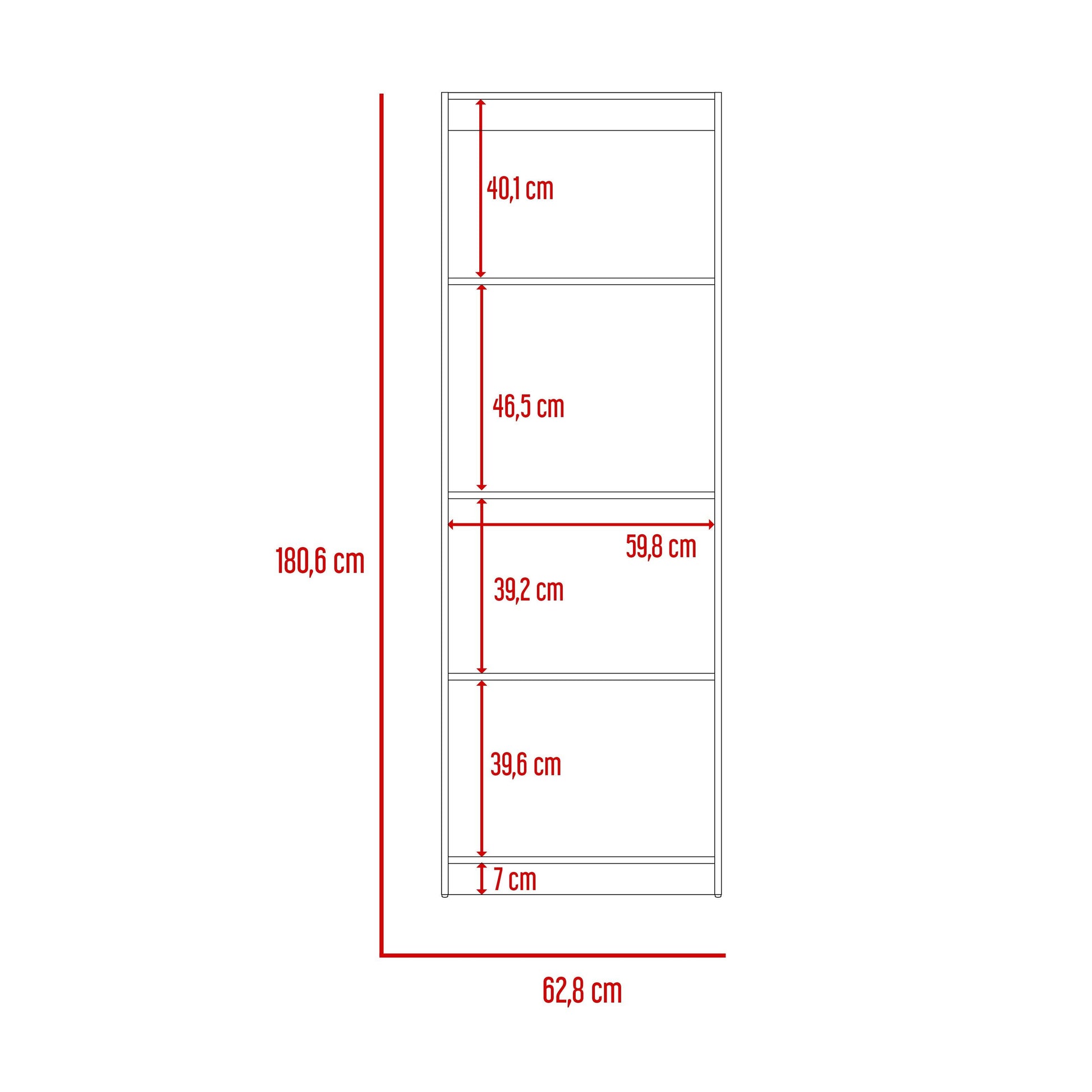 Combo de Bibliotecas Home Eco, Wengue, Incluye Tres Bibliotecas. - VIRTUAL MUEBLES