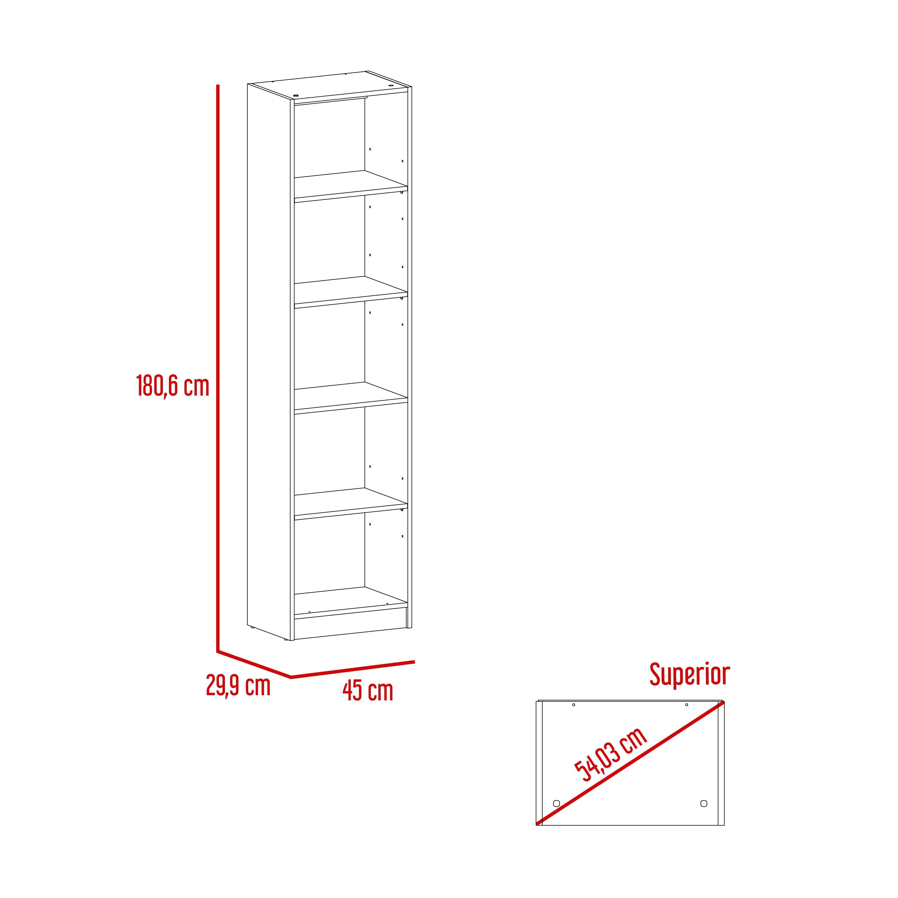 Combo de Bibliotecas Home Eco, Wengue, Incluye Tres Bibliotecas. - VIRTUAL MUEBLES