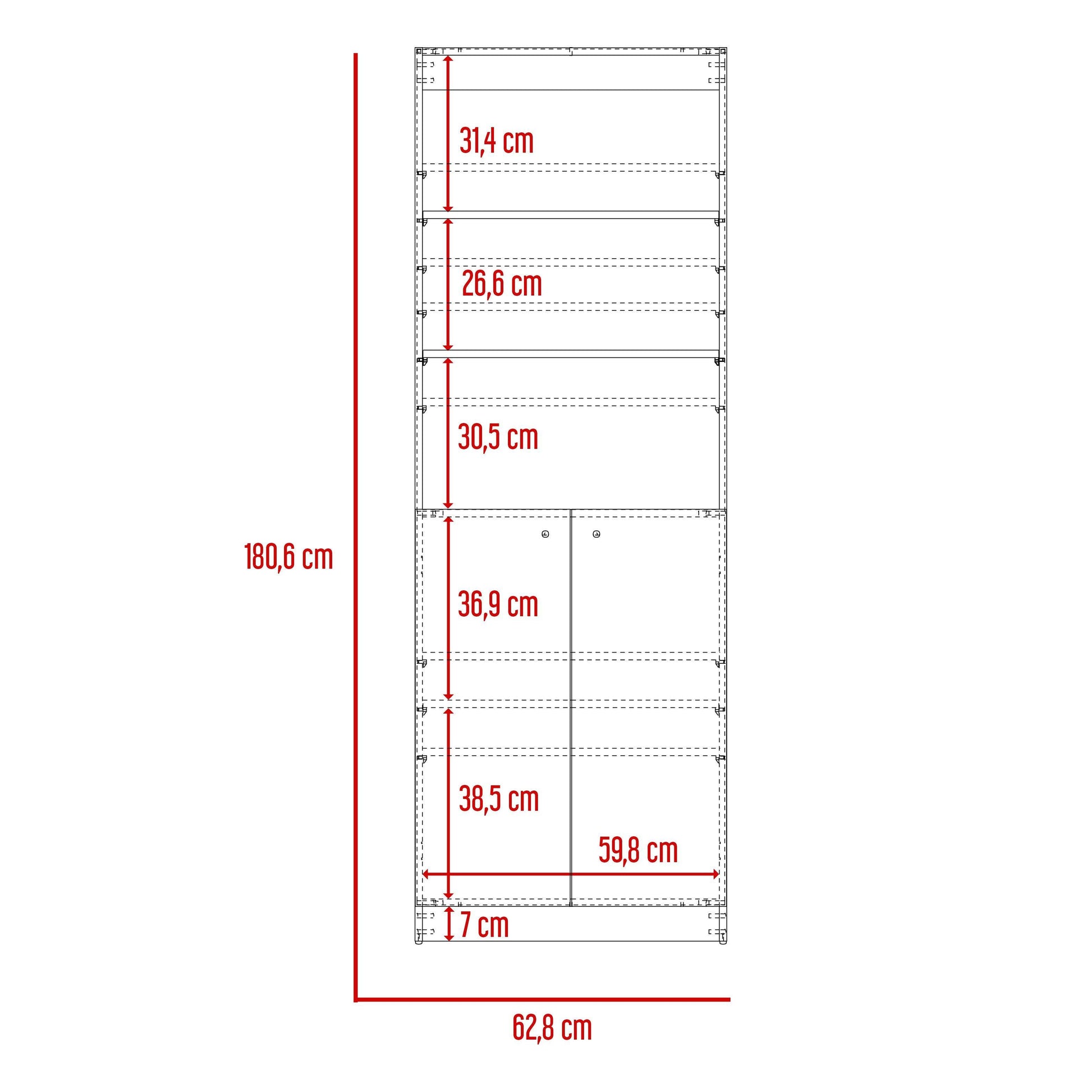 Combo de Bibliotecas Home, Wengue Incluye Tres Bibliotecas - VIRTUAL MUEBLES