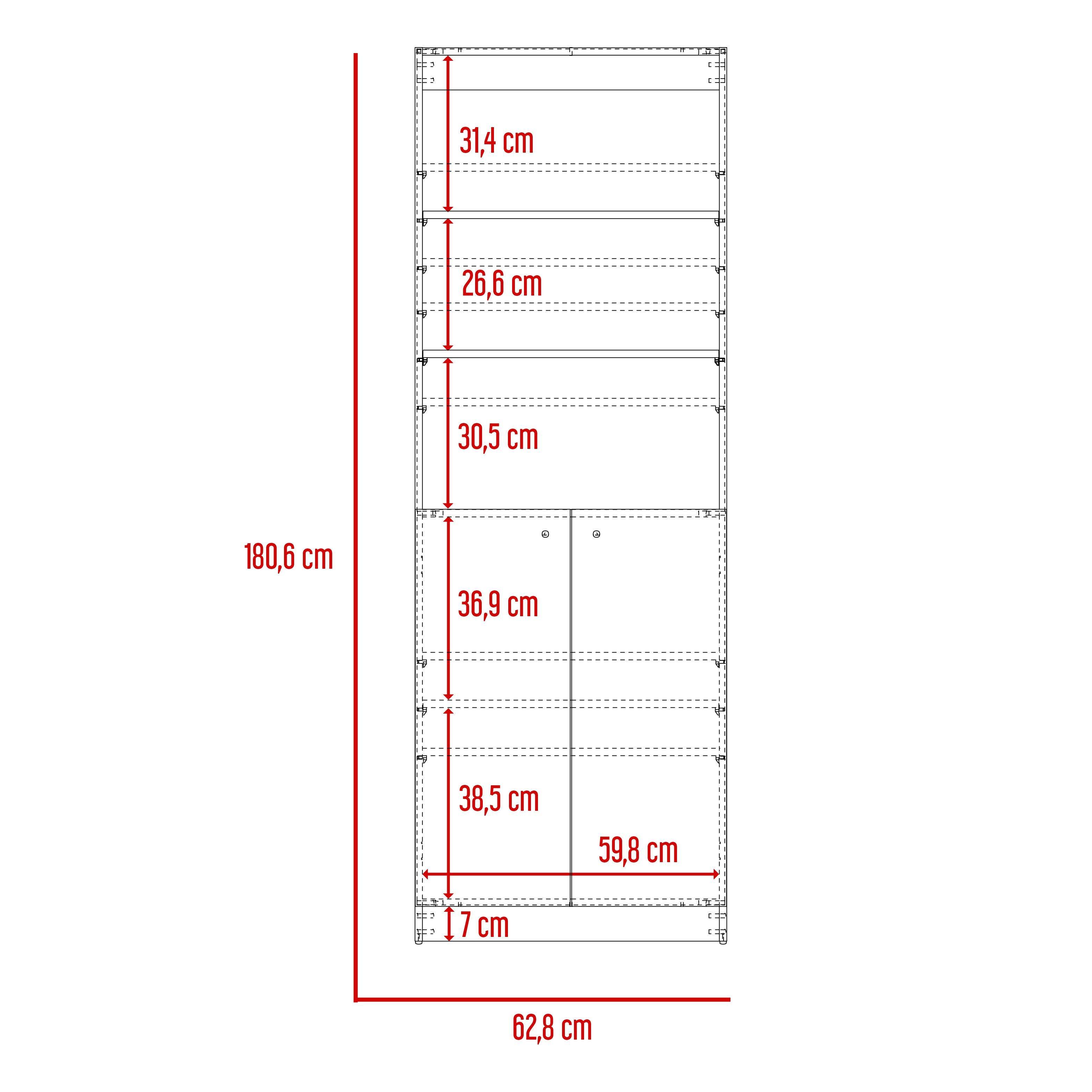 Combo de Bibliotecas Home, Wengue Incluye Tres Bibliotecas - VIRTUAL MUEBLES