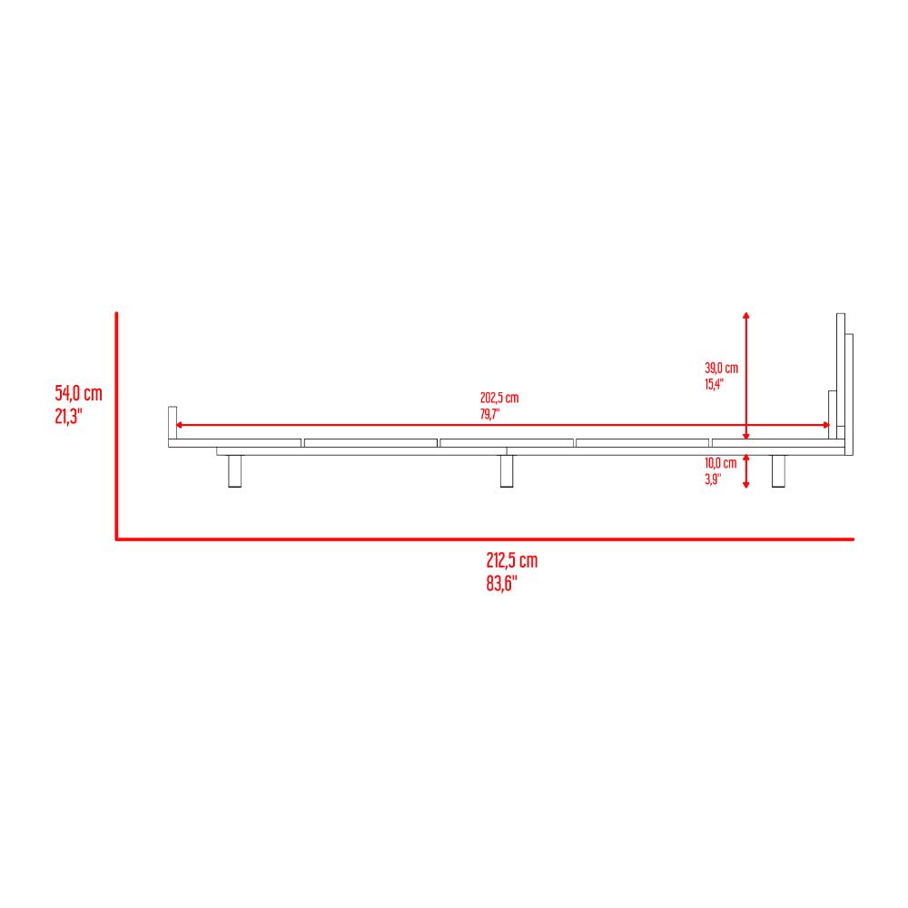 Cama Sencilla Wesley, Fresno Europeo, Incluye Tendido de Tablones