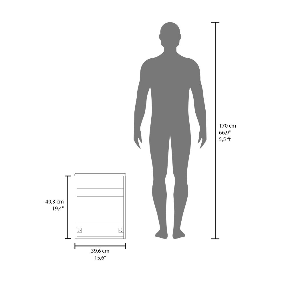 Mueble para Lavamanos Furman, Blanco Duqueza, Incluye Lavamanos Plastiglas Floresta 40 ZF
