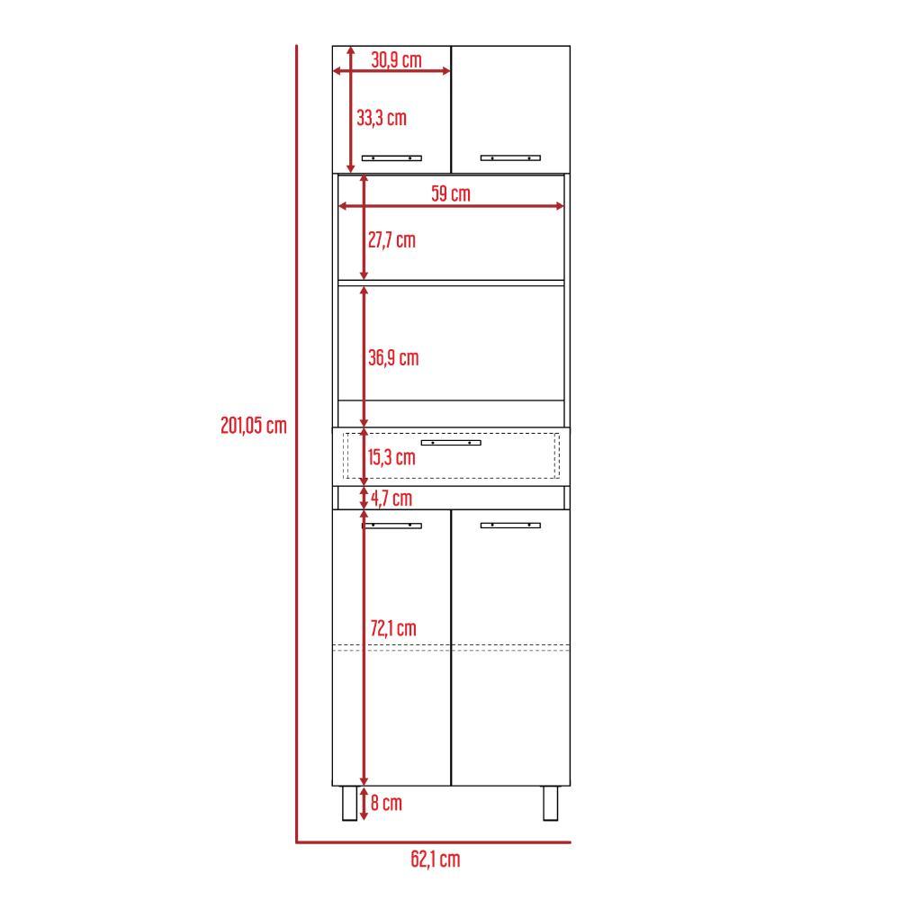 Combo Para Cocina Caeli, Incluye Modulo Microondas y Microondas