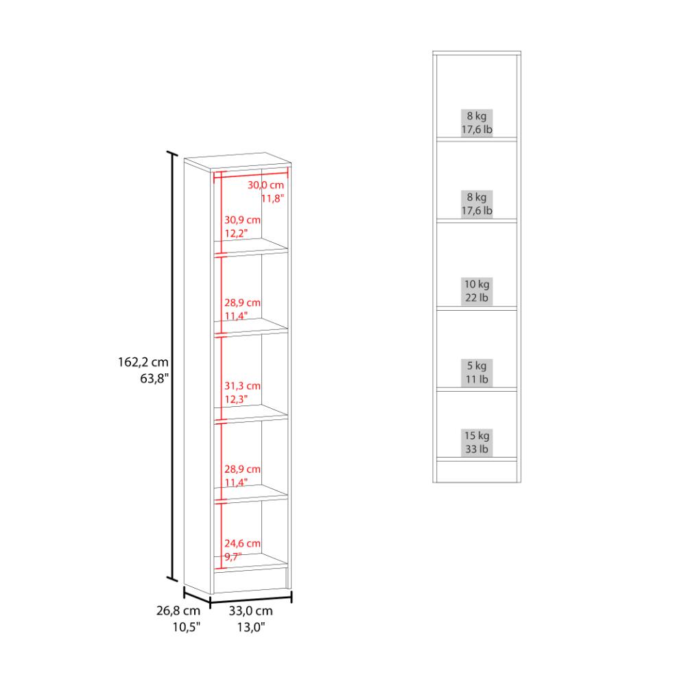 Organizador de Baño Aqua, Avellana y Blanco, con Variedad de Entrepaños ZF