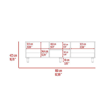 Mesa Para Tv Tunez, Nacar, Para Televisor Hasta 70 Pulgadas