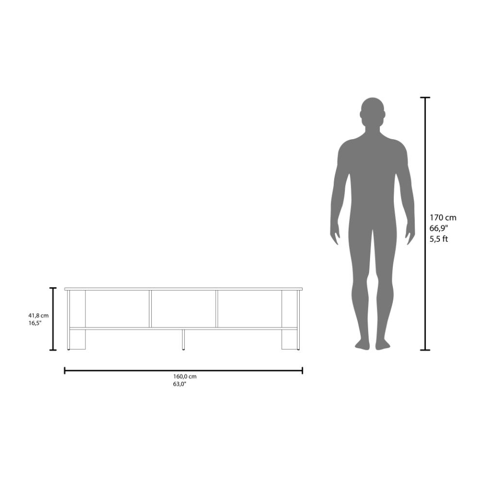 Mesa para TV Belga, Positano y Kronos Wengue, para Televisor hasta 65" ZF