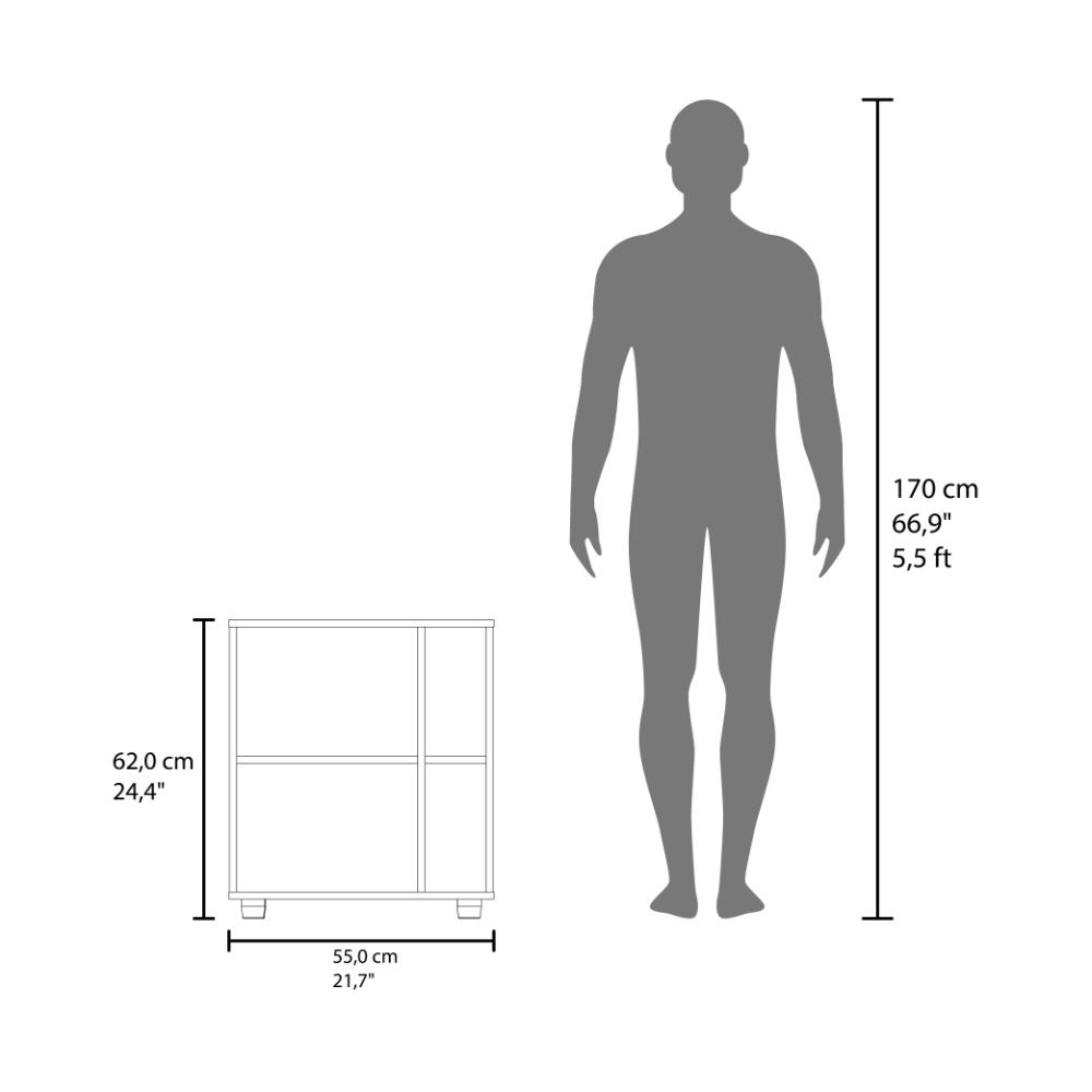 Mueble Para Lavamanos Pascuale, Blanco Duqueza y Fresno Europeo, No incluye Lavamanos ZF