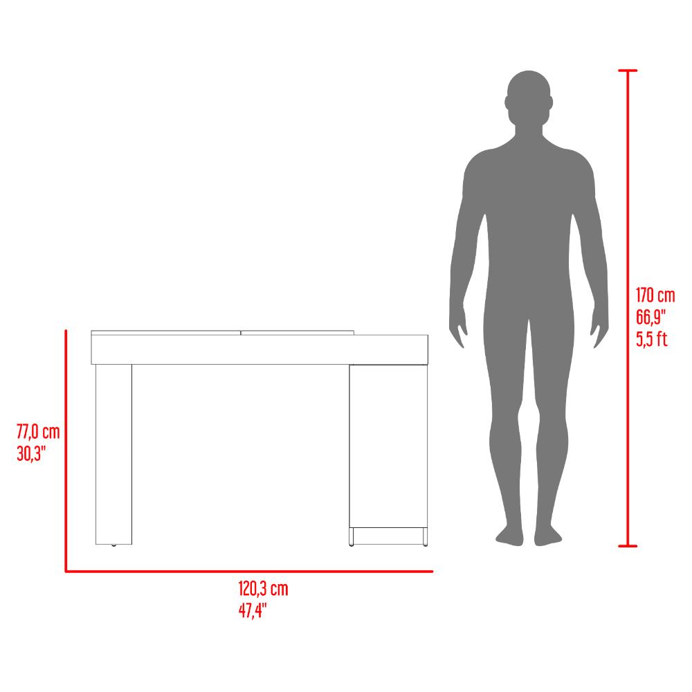 Mueble Tocador Ivak, Capri, con espacio para ubicar maquillaje incluye espejo