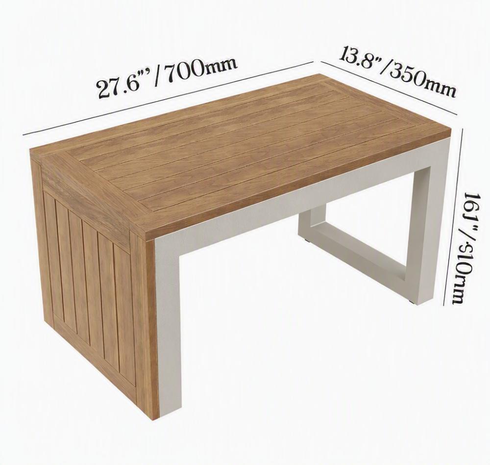 Set de Terraza Sicilia, Beige, con estructura en Aluminio ligero y resistente