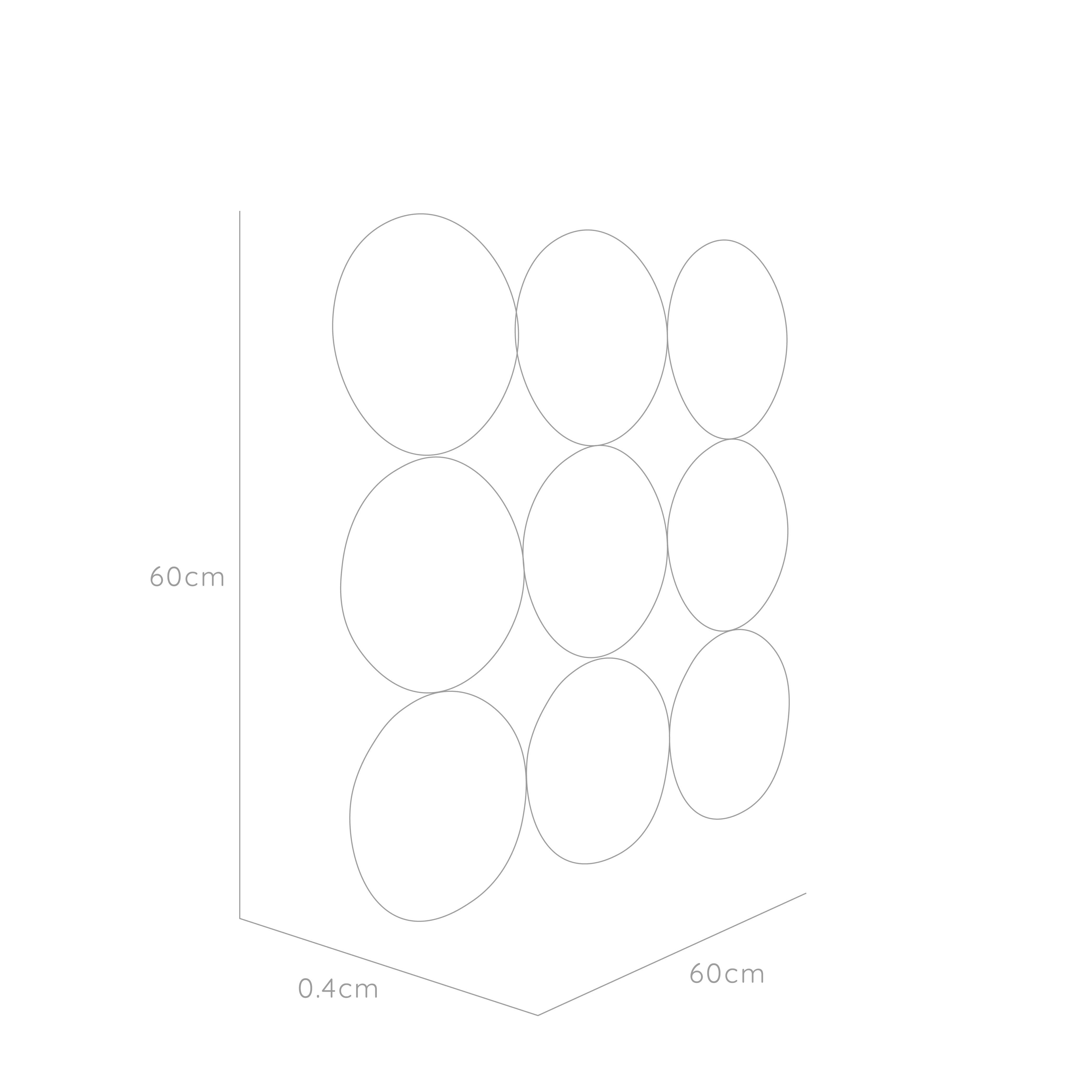 Espejo Artemis, Diseño de 6 espejos circulares