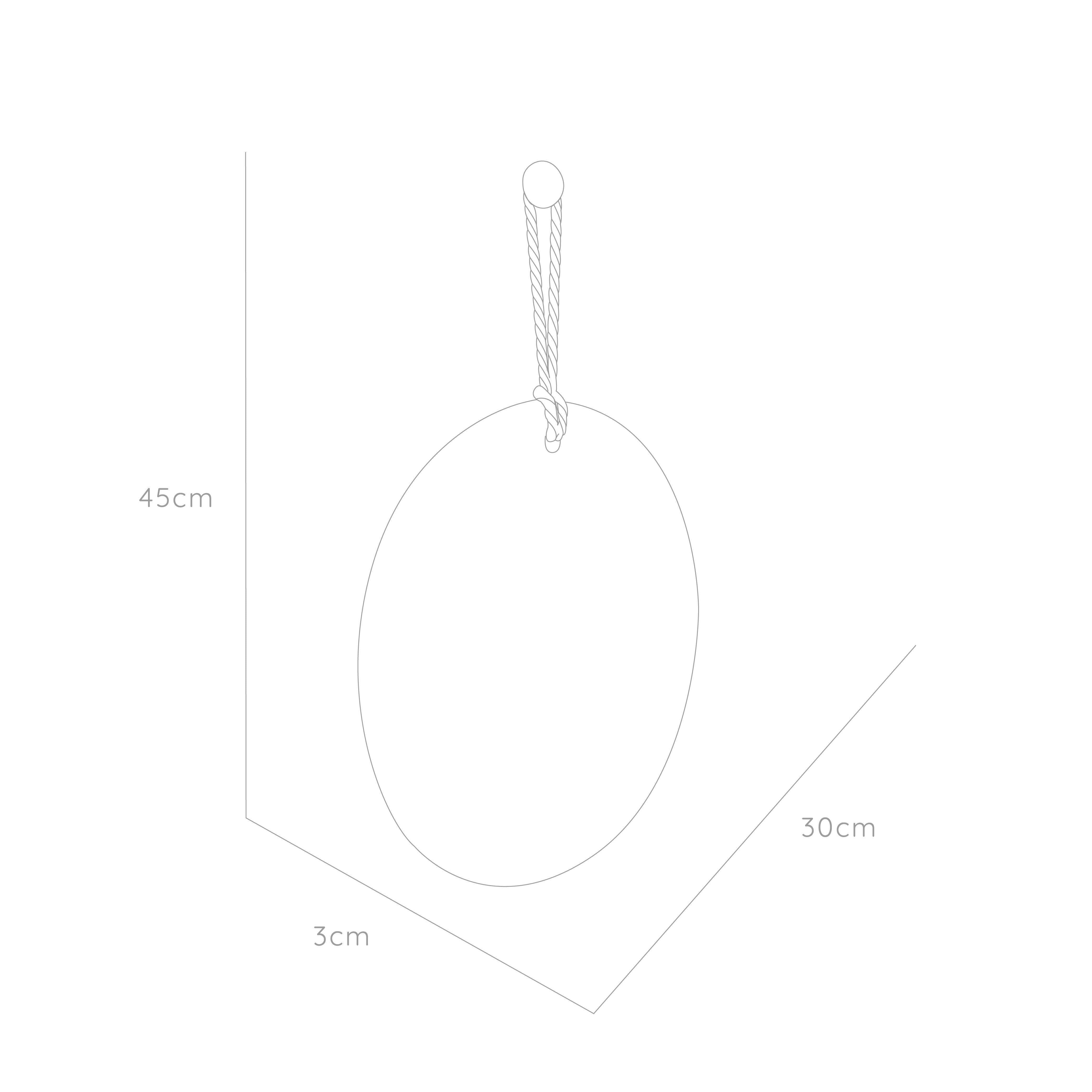 Espejo Circular Andy, Diseño Moderno