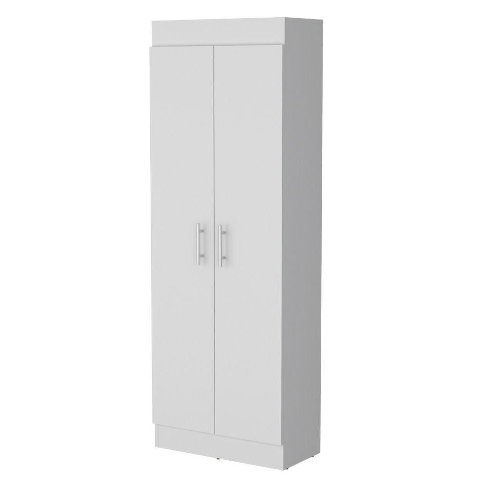 Alacena Nepal, Blanco, Cuenta con Cinco Entrepaños y Dos Puertas Batientes ZF