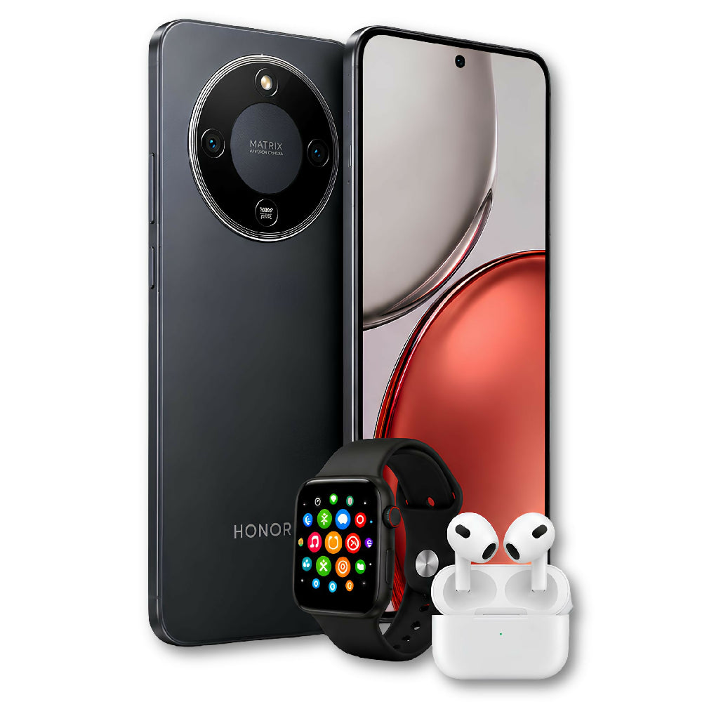 Honor Magic 8 Lite 5g 256gb Negro + Regalo Smartwatch Y Audífonos Bluetooth