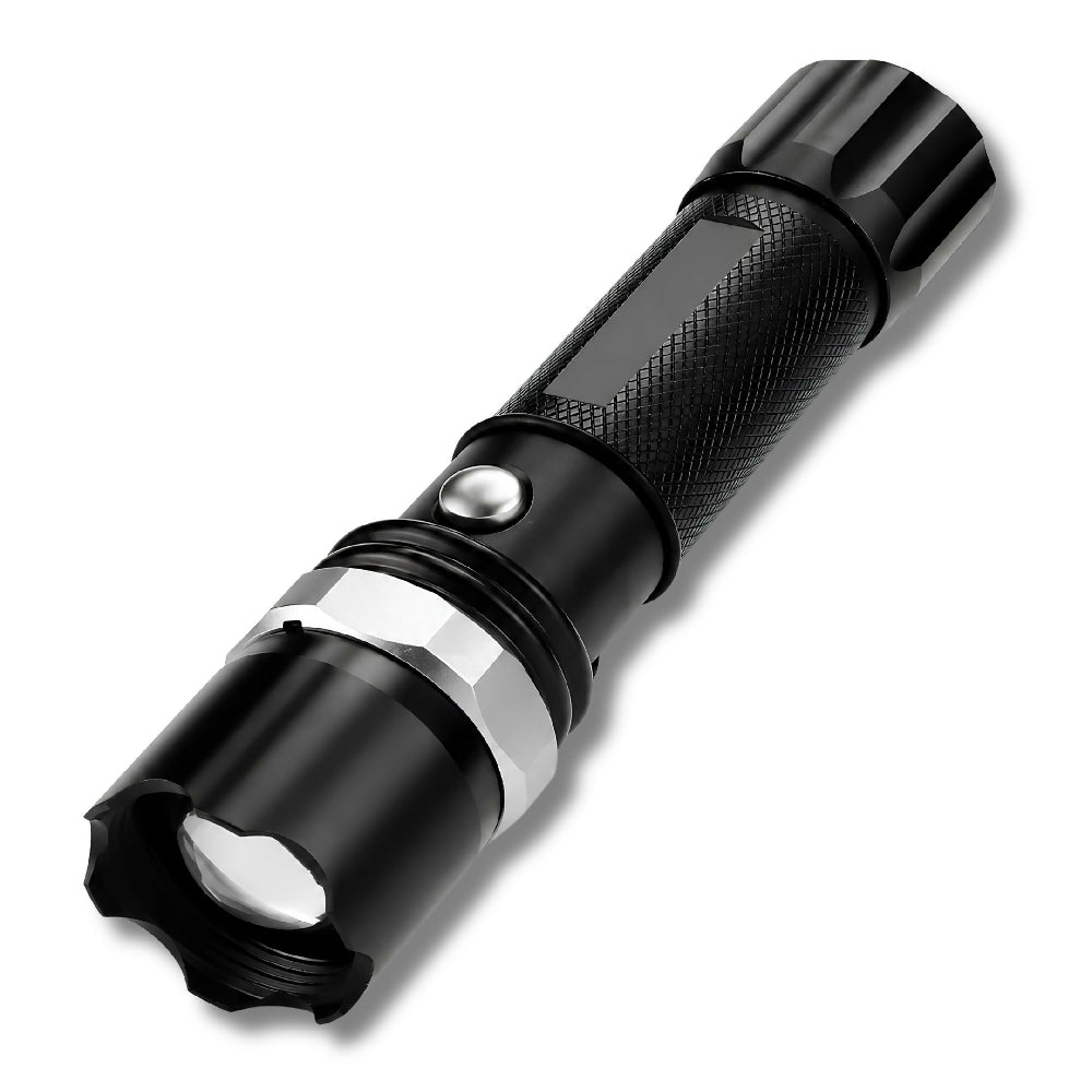 Linterna Táctica Swat Led Metálica Recargable De Alta Potencia