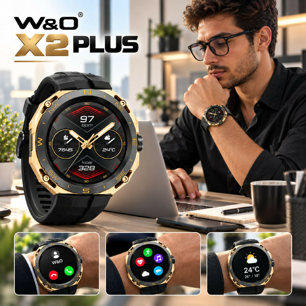 Smartwatch W&O X2 Plus Conectividad Avanzada Y Monitor De Actividad Física