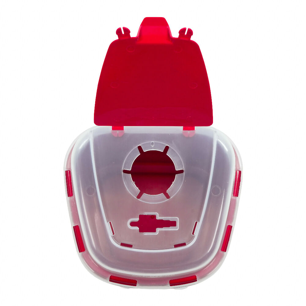 Recipiente Para Residuos Cortopunzantes 1.3L Rojo