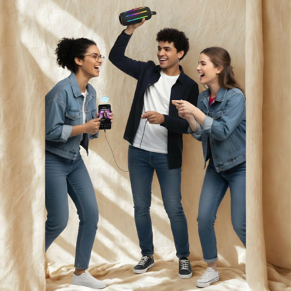Parlante Bluetooth Movisun Flag Batería De Larga Duración