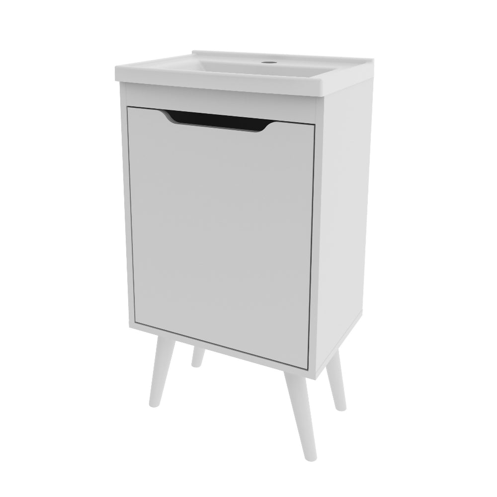 Mueble de baño con lavamanos Nexo - Blanco