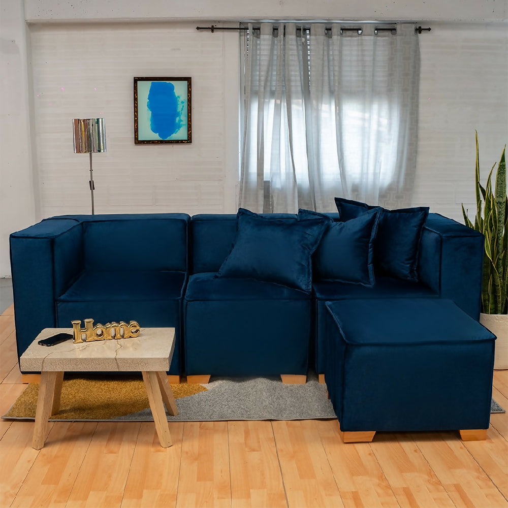 Sala Modular Burgos Azul 5Ptos