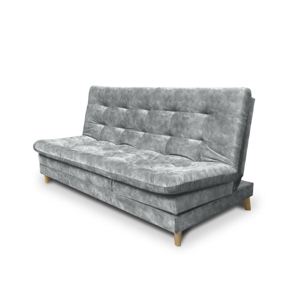 Sofa cama 5 posiciones Agassi Tela Gris - Incluye Cojines