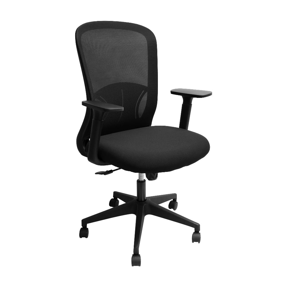 Silla de Oficina Escritorio Beijin Negra Malla Transpirable