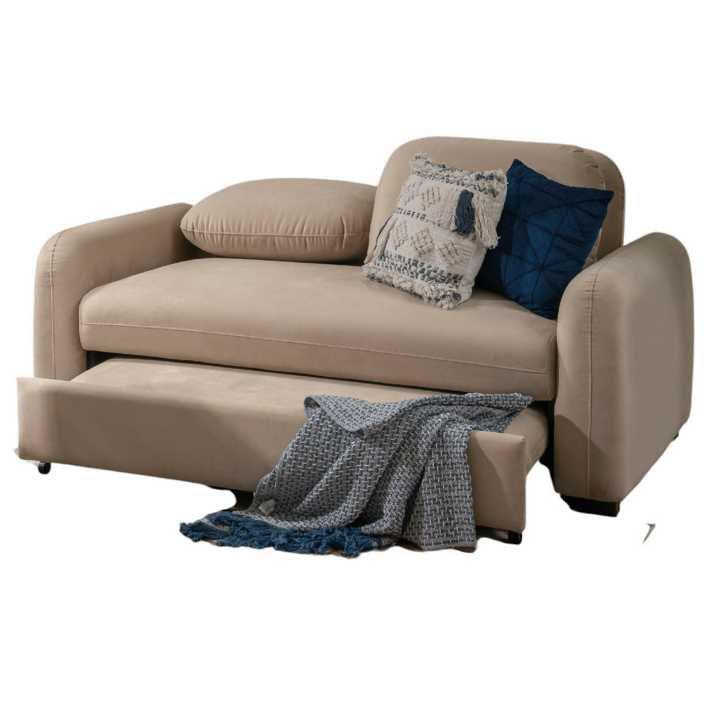 Sofá Cama Pocket Premium 2 puestos Beige Orvietto