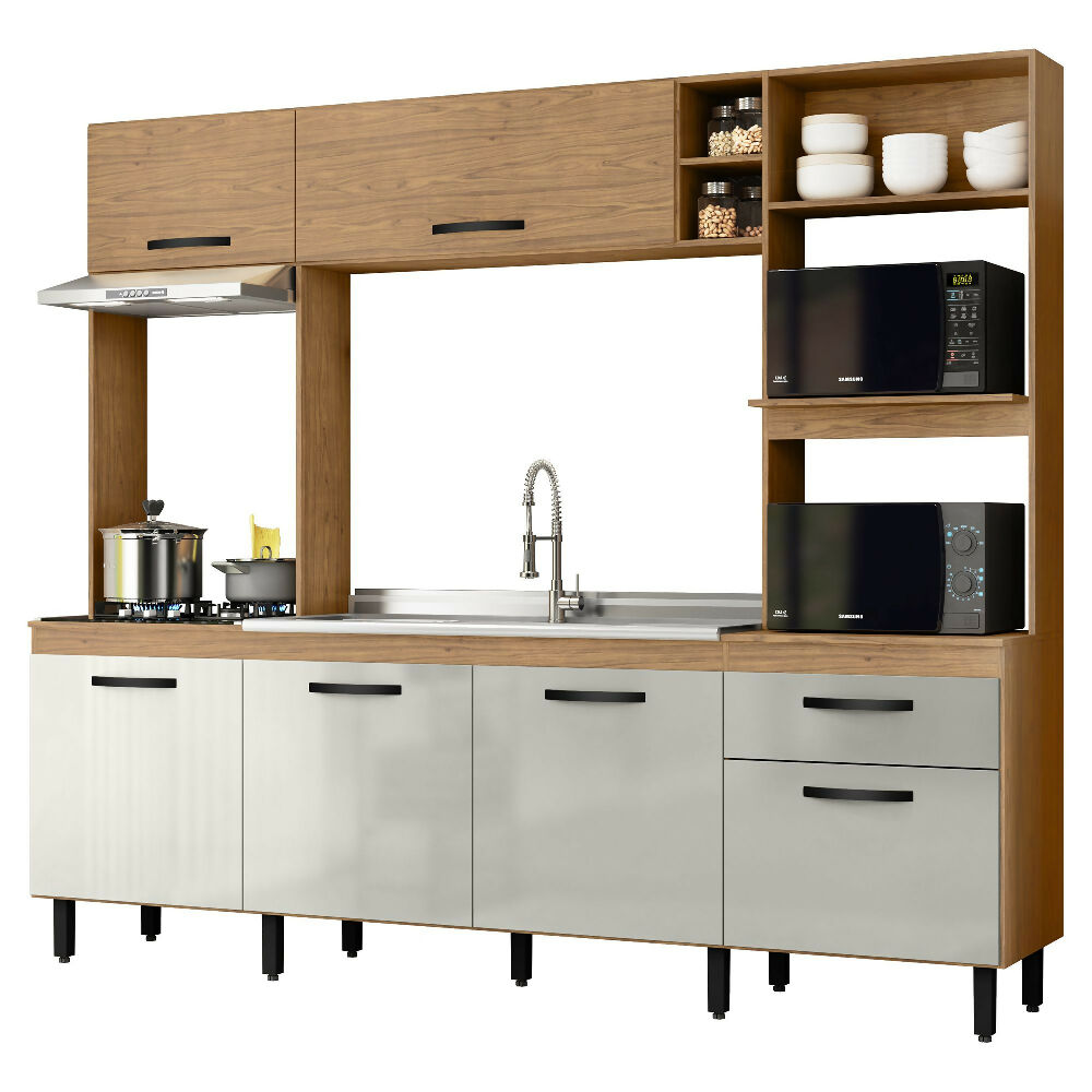 Cocina Cuba - Natural/Blanco Apagado