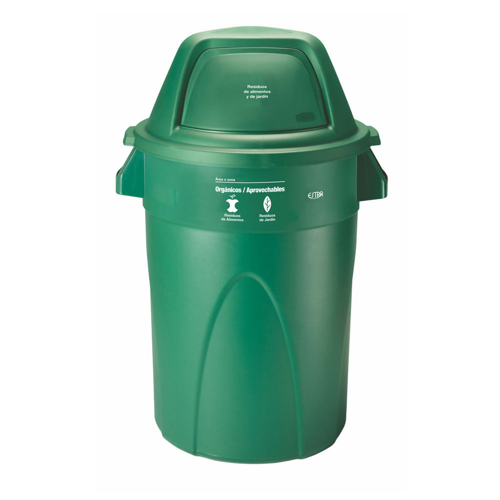 Contenedor Elite 121L Verde-Organico Aprovechable