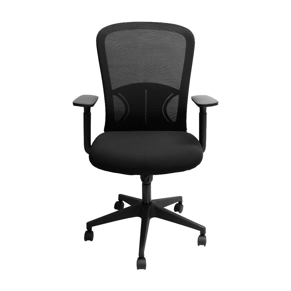 Silla de Oficina Escritorio Beijin Negra Malla Transpirable
