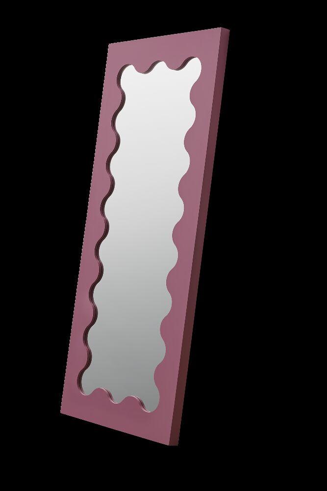 Espejo Ondulado de Piso - Rosado - 60 x 150 cm.
