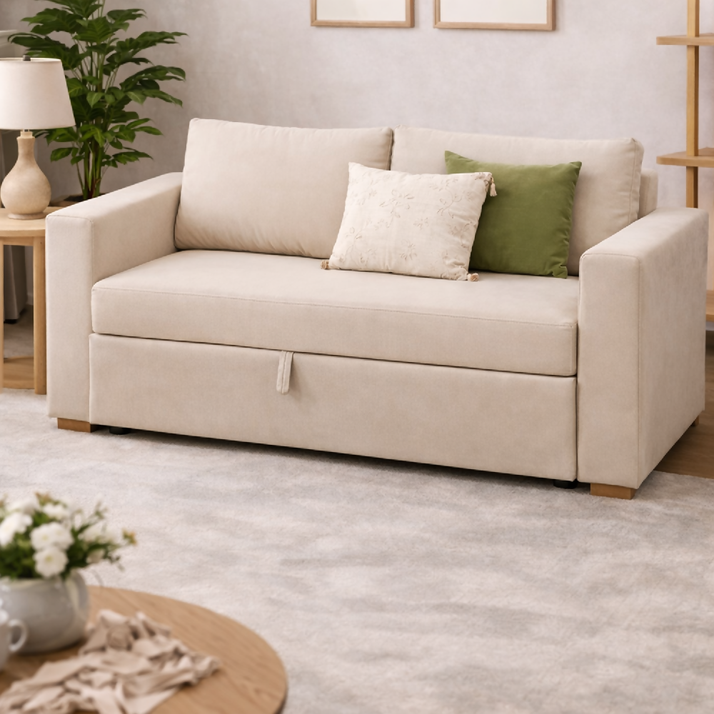 Sofá Cama Germany (72x174x93) Beige