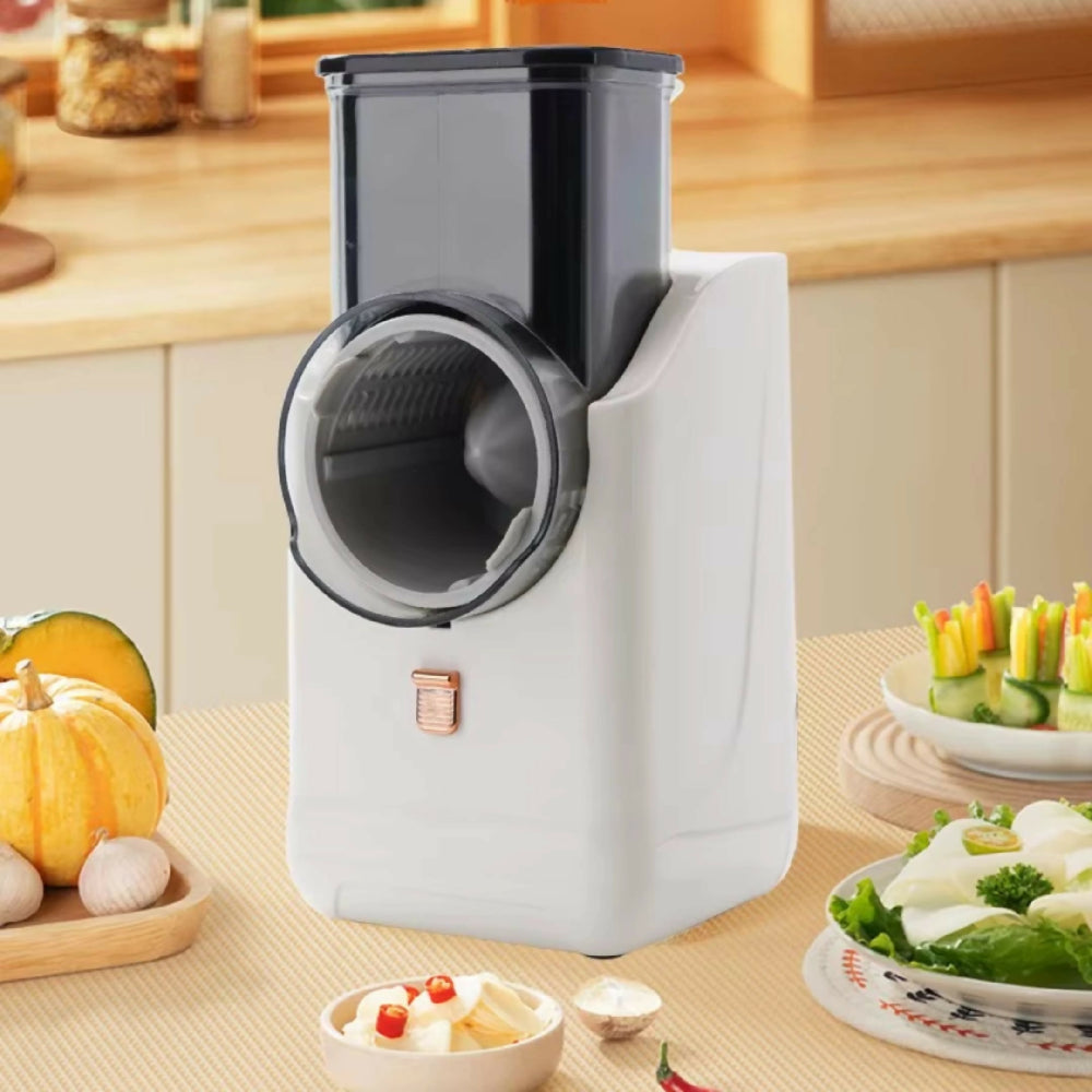 Picador Rallador De Verduras Eléctrico Multifuncional Con Cuchillas De Acero Inoxidable