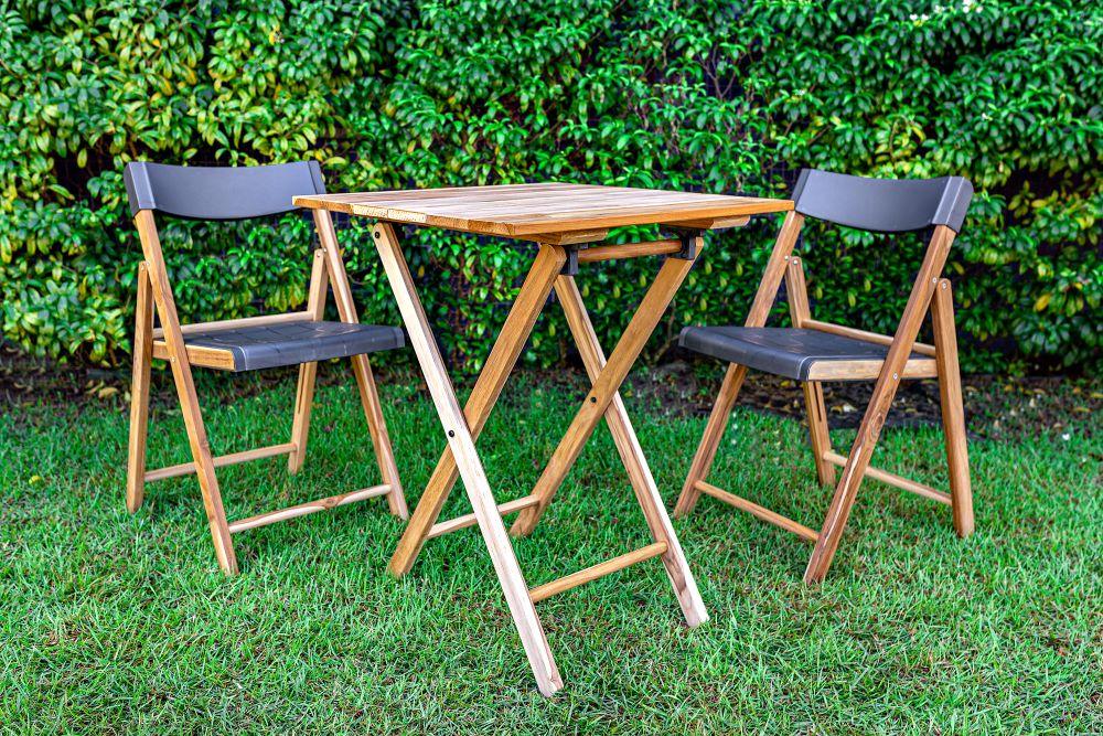 Juego de Balcon Potenza 3 Pzs, Madera