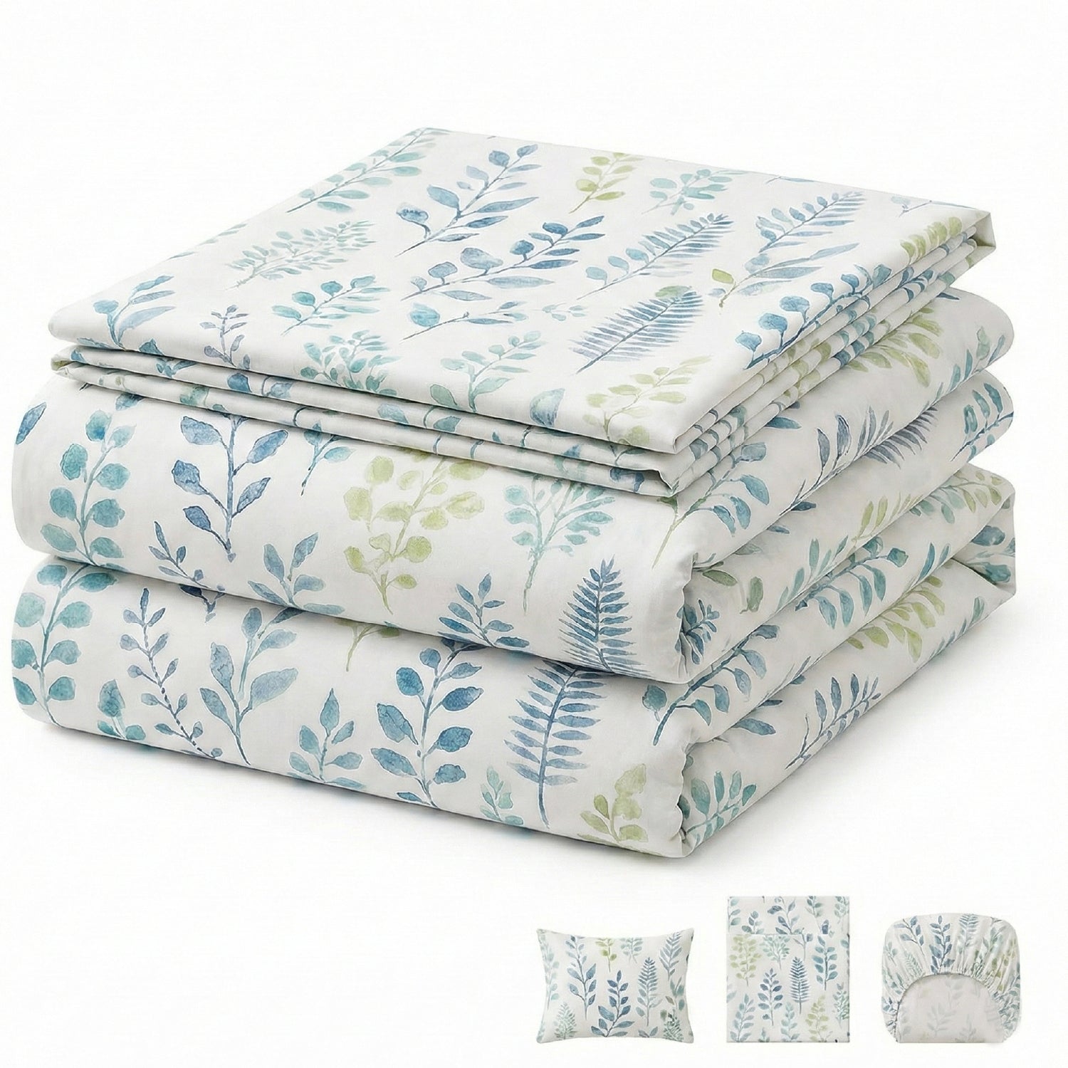Juego Sábanas Botanic Print Sencillo
