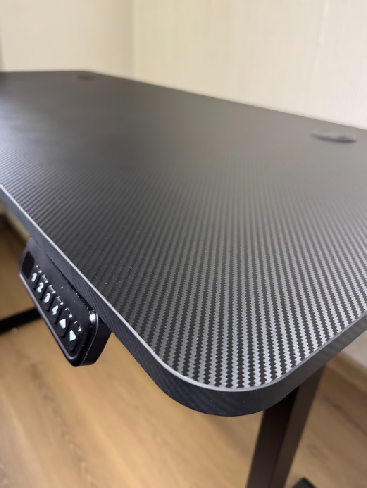 Escritorio Versus Ajustable Eléctrico Negro Fibra 140x60