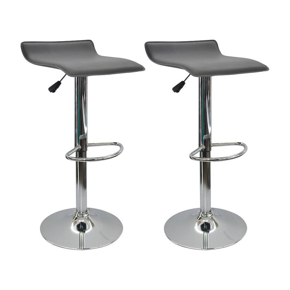 Kit por 2 Silla Wave Bar- Gris