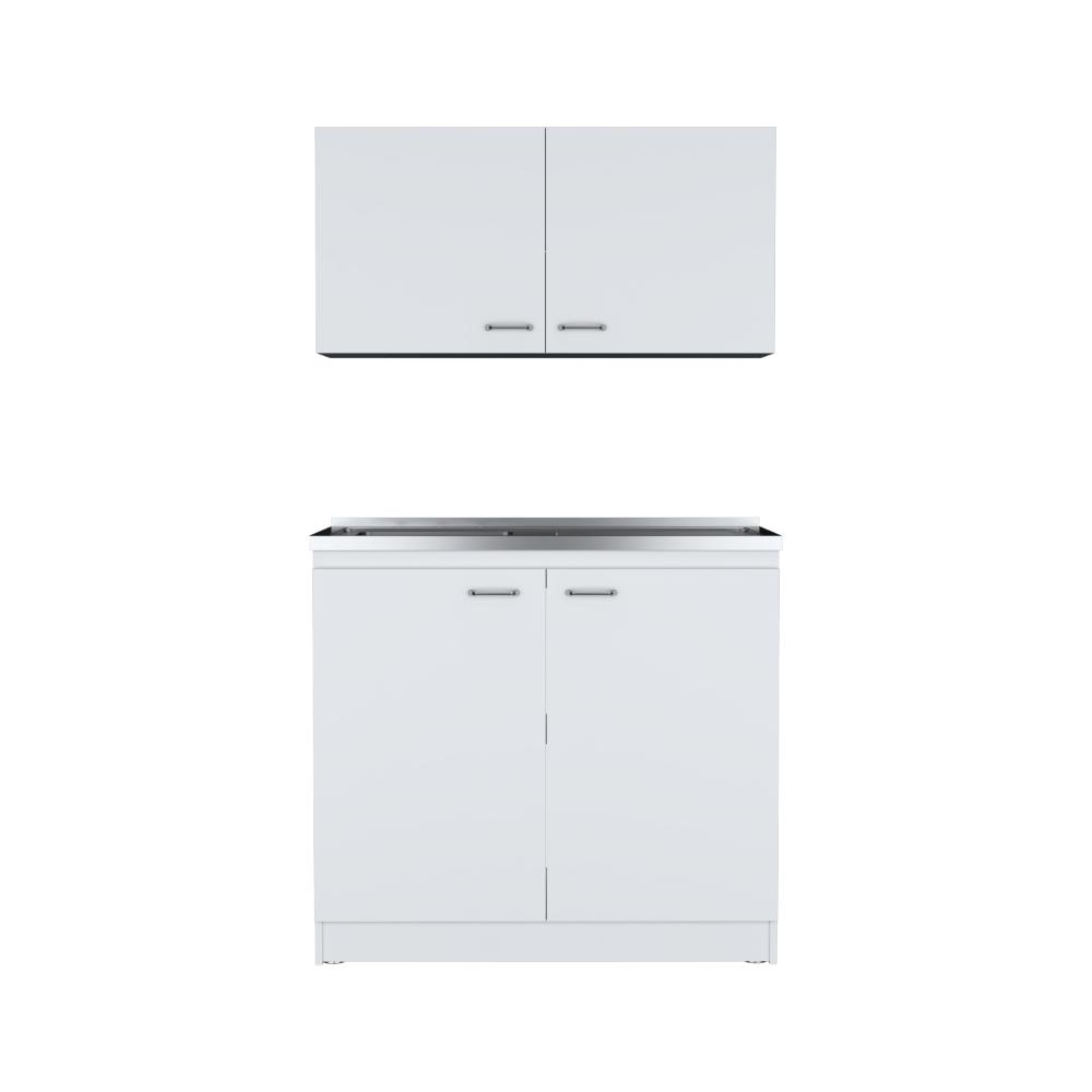 Cocina Integral Cantabria, Blanco Duqueza, Incluye Mesón Izquierdo ZF