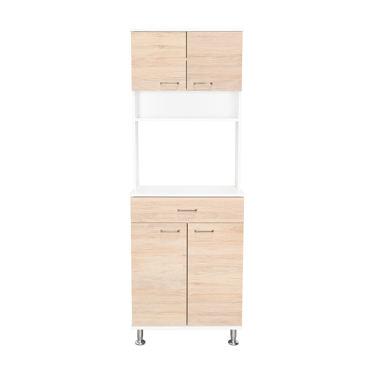 Alacena Huzy, Cartagena y Blanco, con Amplia Capacidad de Almacenamiento