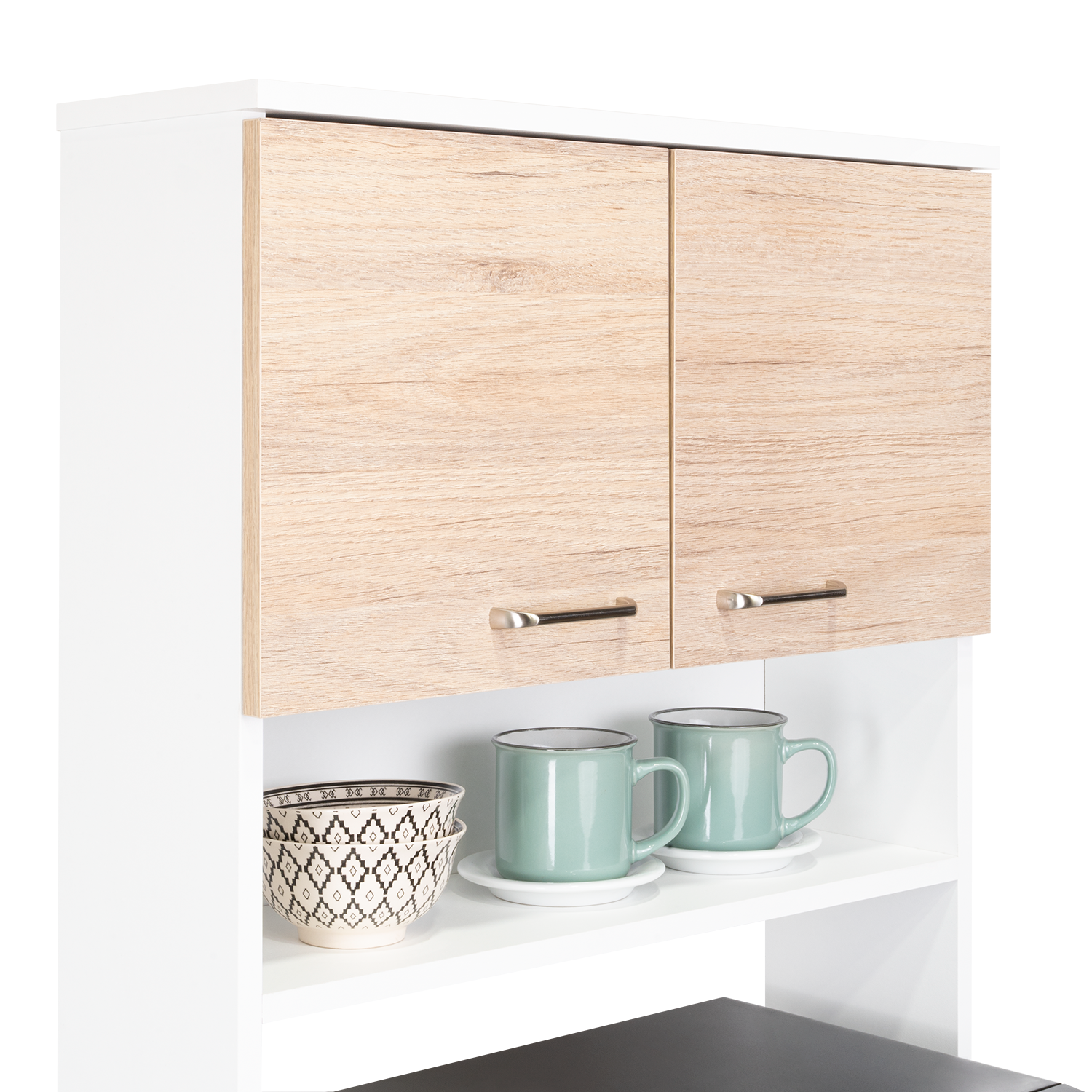 Alacena Huzy, Cartagena y Blanco, con Amplia Capacidad de Almacenamiento