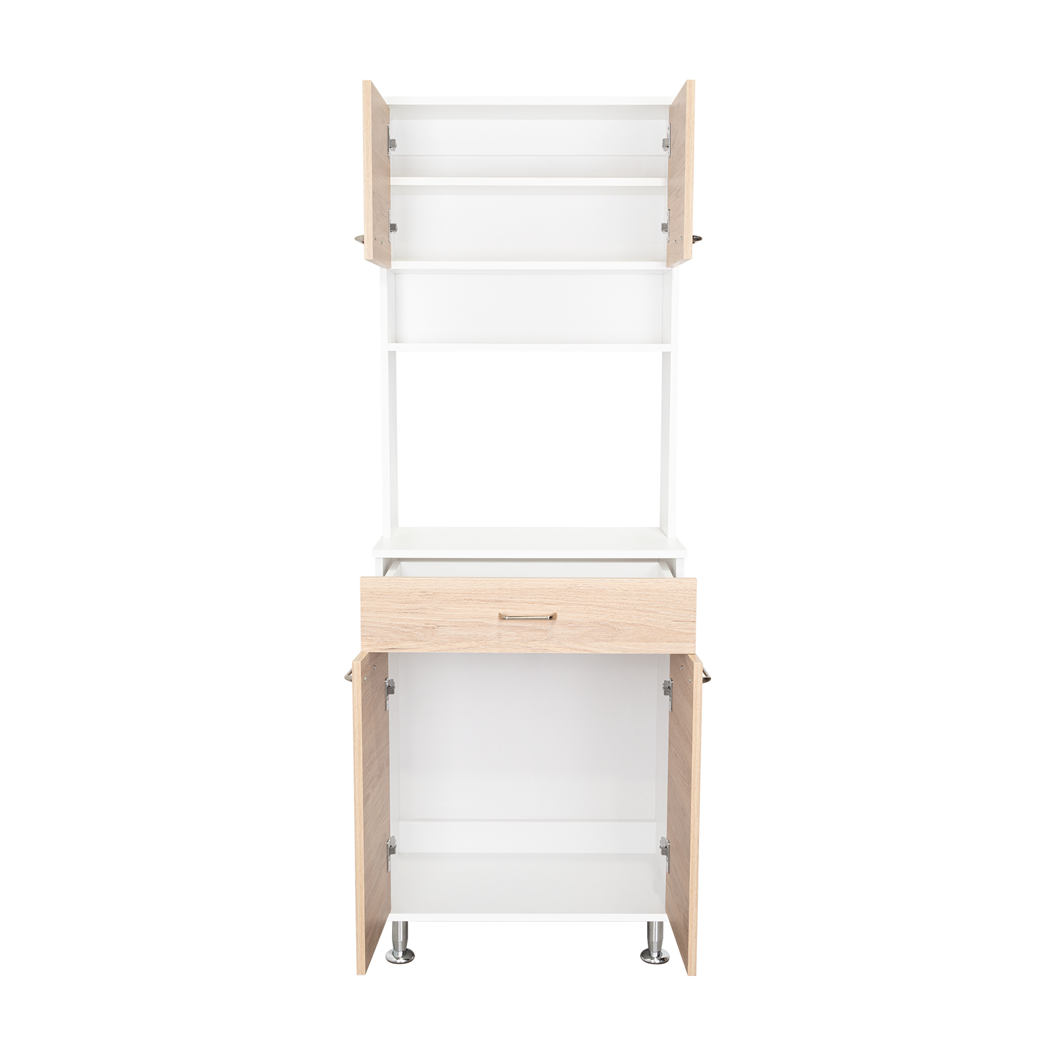 Alacena Huzy, Cartagena y Blanco, con Amplia Capacidad de Almacenamiento