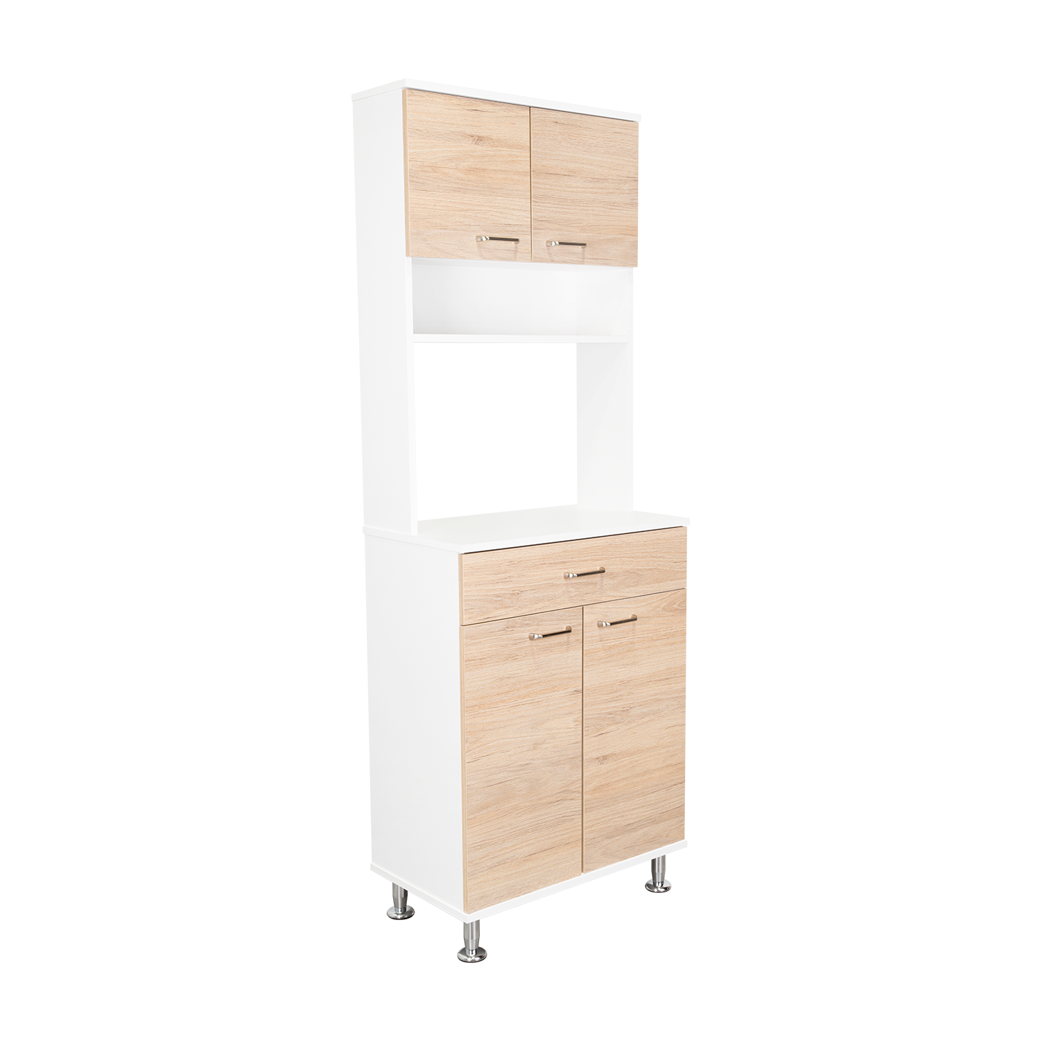 Alacena Huzy, Cartagena y Blanco, con Amplia Capacidad de Almacenamiento